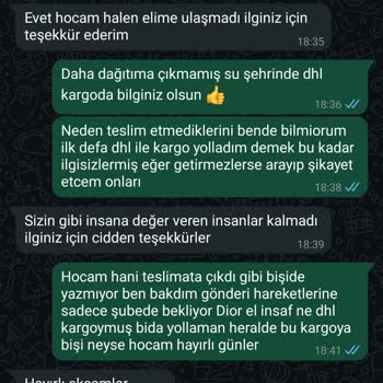 DHL Sivas Şubesi'nde Bekleyen Kargom Teslim Edilmiyor