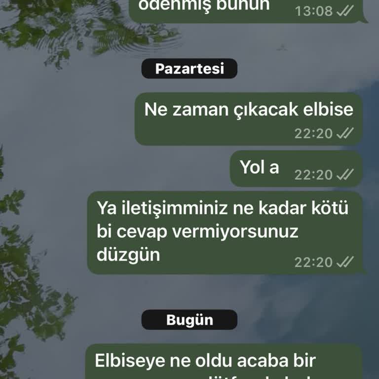 Değişim İçin Gönderdiğim Elbiseden Haber Alamıyorum