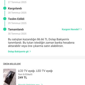 Dolap Uygulamasında Haksız Kargo Ücreti Kesintisi