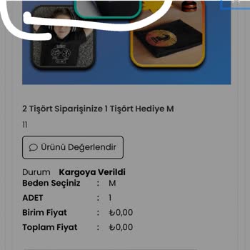 Siparişim Bir Haftadır Kargoya Verilmedi, Hayal Kırıklığı Yaşıyorum