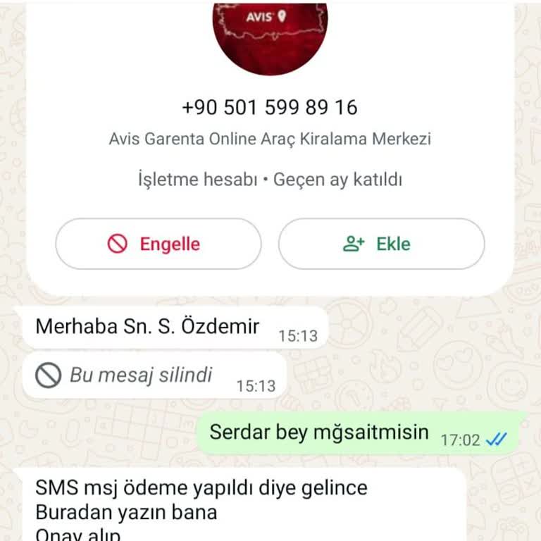Araba Kiralama Sitesi Üzerinden Yaşanan Mağduriyet Ve Kayıp