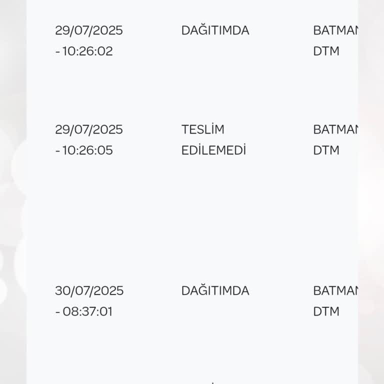 Kurye Kartımı Getirmiyor Adresime Ulaşmadan Teslimatı Başarısız Gösteriyor