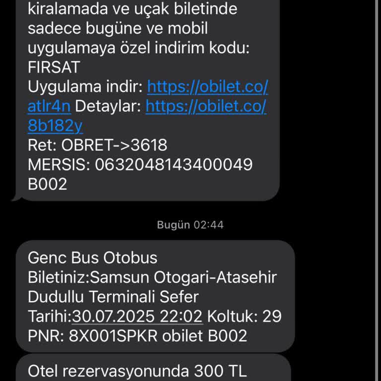 Otobüs Yolculuğunda Klima ve Hız Problemleri Deneyimi
