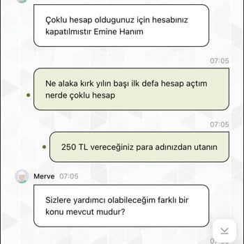 Kazandığım Bonusu Ödemediler Hesabımı Çoklu Kullanıcı Diyerek Kapattılar