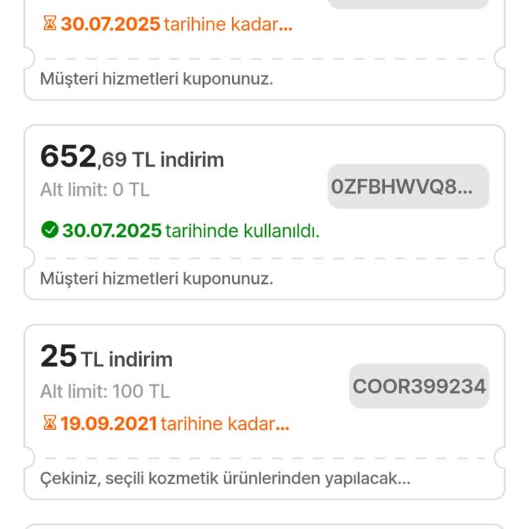 Kupon Süresi Ve Müşteri Hizmetlerinde Hayal Kırıklığı
