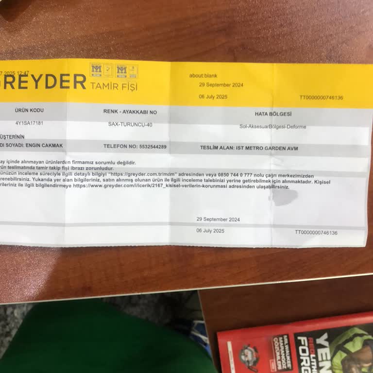 Ayakkabı İadesinde Fatura Sorunu Nedeniyle Mağduriyet