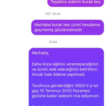 Instagramda Eğitim Vaadiyle İletişime Geçip Ödeme Aldıktan Sonra Kayıplara Karıştı