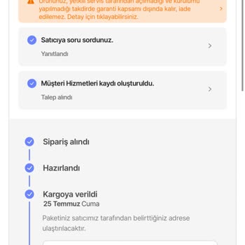 Teslim Edilmeyen Ürün Ve Ücret İadesi Sorunu Nedeniyle Mağduriyet