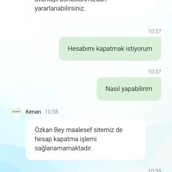 Kayıp Bonusu Ve Hesap Kapatma Sürecinde Yaşanan Sorunlar