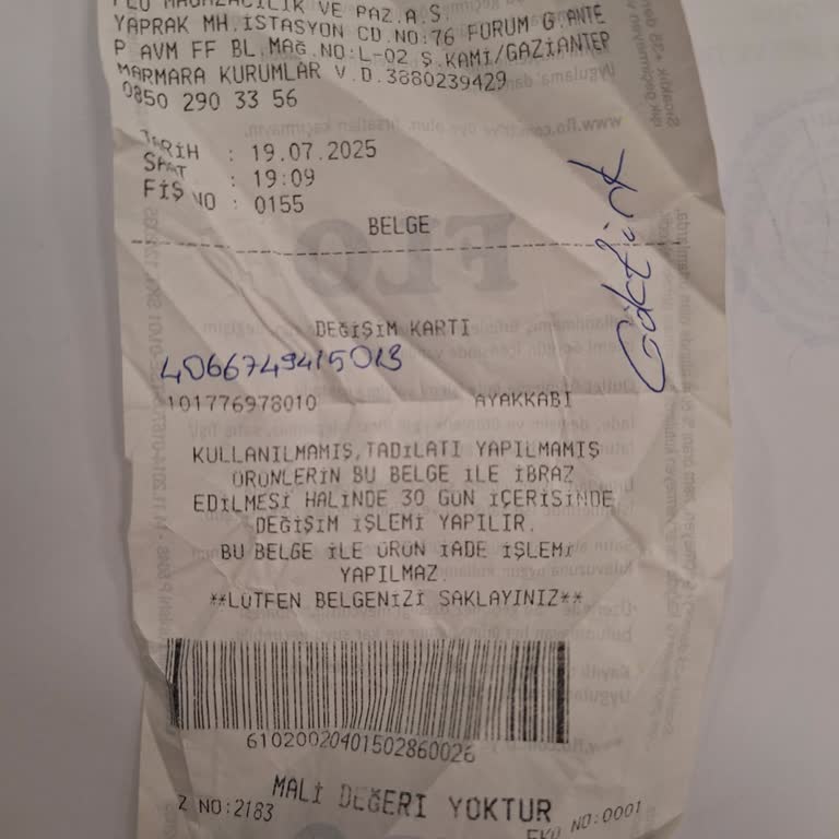 Garanti Kapsamındaki Kusurlu Ayakkabıma FLO'dan Yetersiz İnceleme Ve Ret Cevabı