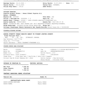 Kasko İptali Sonrası Ödeme Gecikmesi Mağduriyeti