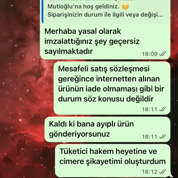 Yanlış Renk Ve Kalitesiz Ürün Gönderimi, İade Sorunu