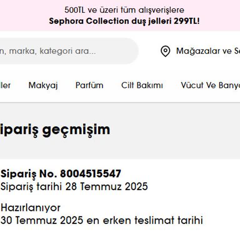 Teslimat Tarihi Yanıltıcı, Siparişim Günlerdir Hazırlanamıyor