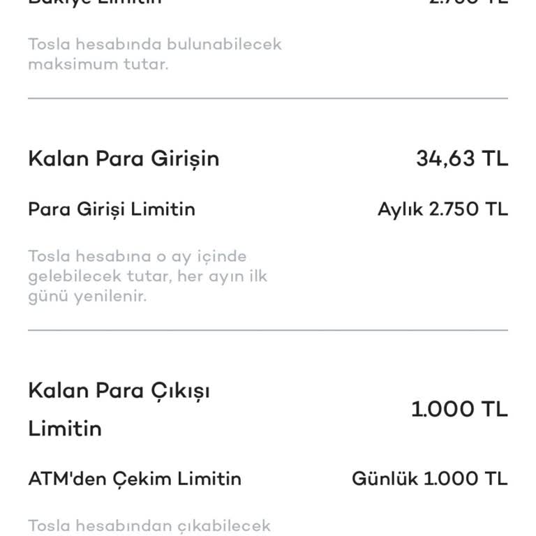 Tosla Kart Limitim Artmıyor, Müşteri Hizmetlerine Ulaşamıyorum