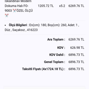 Yanlış Halı Gönderildi, İade Ve İletişim Taleplerim Yanıtsız Kaldı