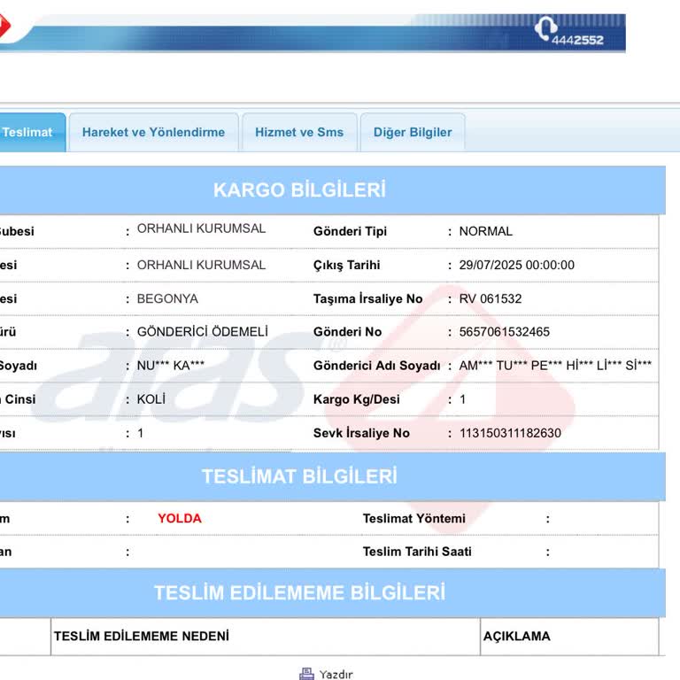 Amazon Türkiye'den Sipariş Edilen Ürünlerin Teslimatında Gecikme Ve Bilgi Eksikliği