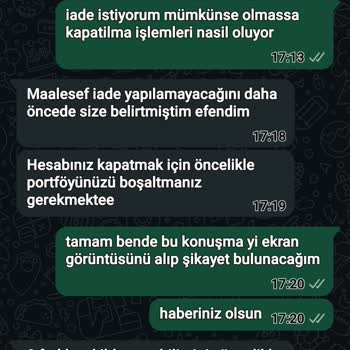 Haksız Hesap İşletim Ücreti Ve İade Talebim Reddedildi