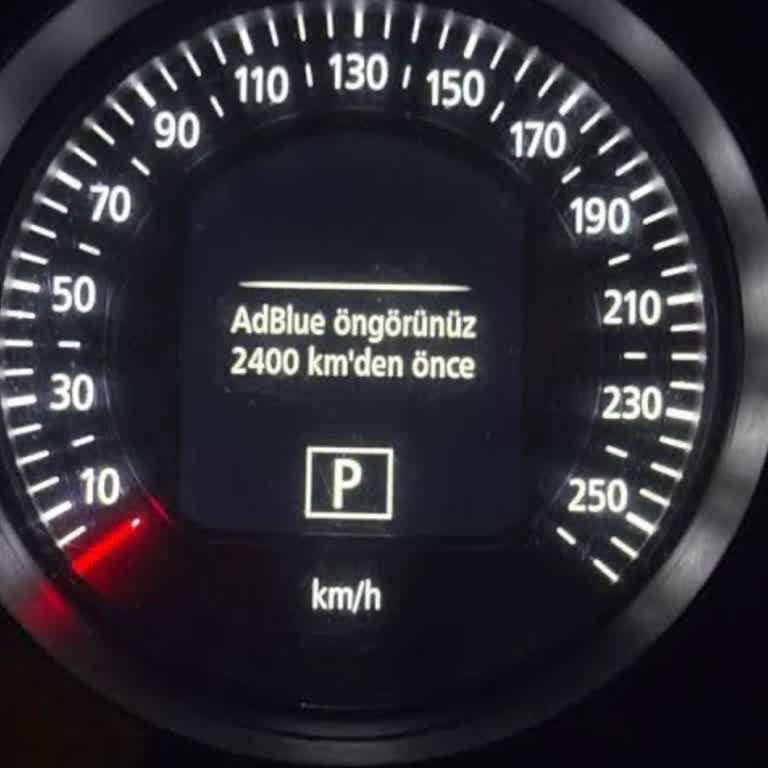 Renault Megane'da AdBlue Uyarısı Silinmiyor Kronik Hata Mı
