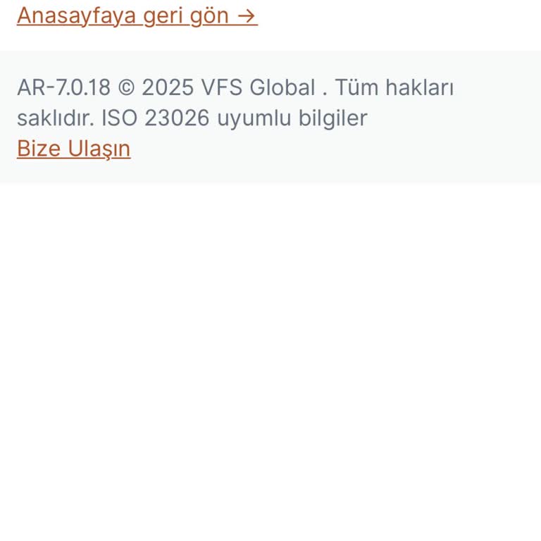 VFS Global Randevu Sistemindeki Hatalar Nedeniyle Vize Başvurumda Mağduriyet Yaşıyorum