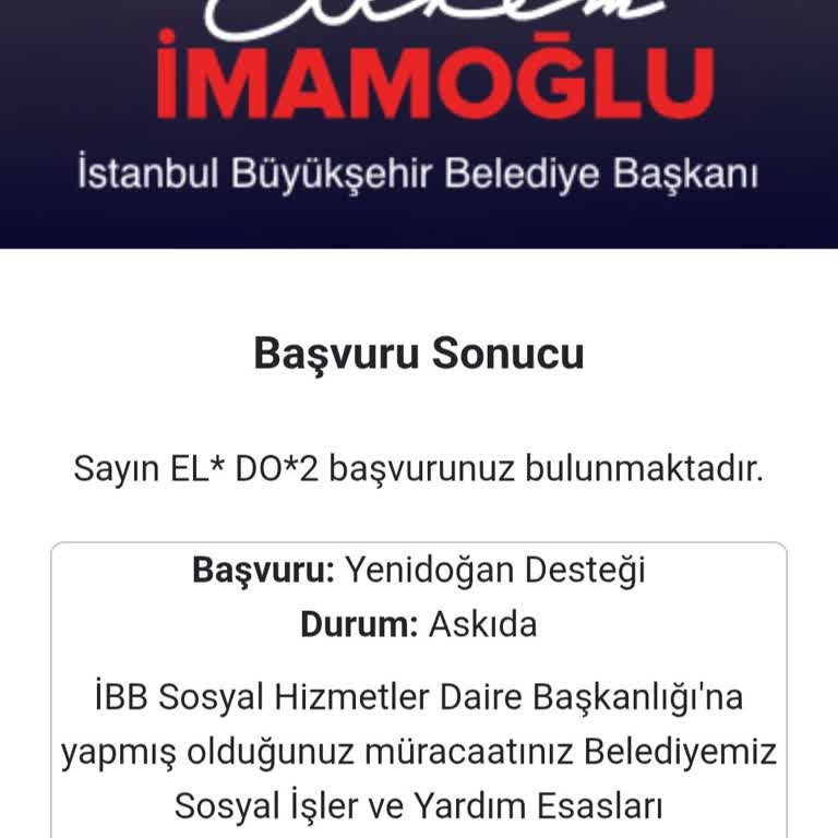 Yenidoğan Paketi Başvurum Haksız Yere Reddedildi, Tekrar Başvuru Yapamıyorum