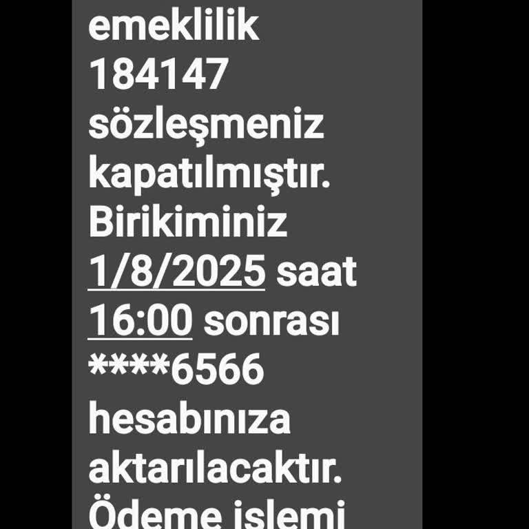 Emeklilikten Çıkış Sonrası Param Hesabıma Yatmadı