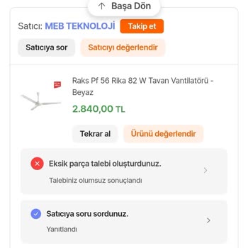 Hepsiburada'dan Eksik Ürün Ve Yetersiz Destek Nedeniyle Mağduriyet