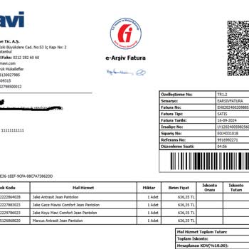 Yeni Alınan Kot Pantolonun Kısa Sürede Açılması Ve Değişim Reddi