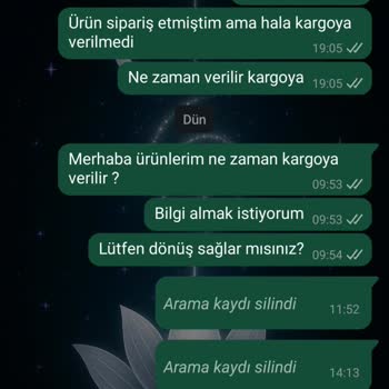 Siparişim Gönderilmedi, İletişim Kurulamıyor Ve Mağduriyet Yaşıyorum
