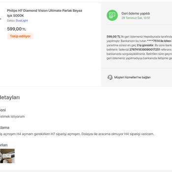 Sipariş Edilen Telefon Teslim Edilmedi, İade Sürecinde Mağduriyet Yaşadım