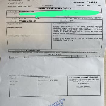 Hayati Tehlike Yaratan Fren Arızası Ve Onvo'nun İlgisizliği