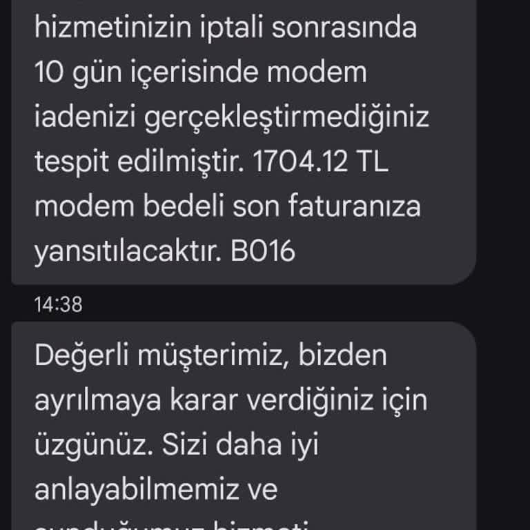 İnternet Taşıma Sonrası Modem İade Sorunu Ve Firmalar Arasında Mağduriyet