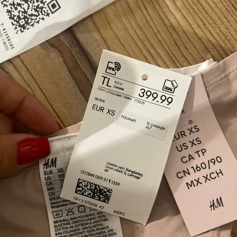 I Face Overcharge on H&M Lingerie Item—Label Said ₺399.99, Charged ₺599.99 at Checkout