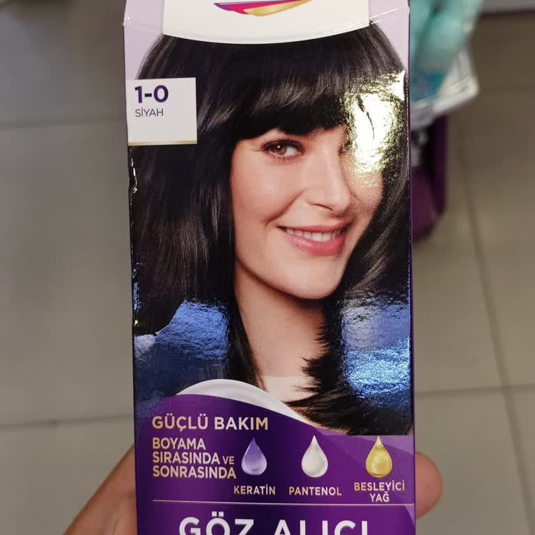 Siyah Saç Boyası Lacivert Çıktı Üretim Hatası Mağduriyeti