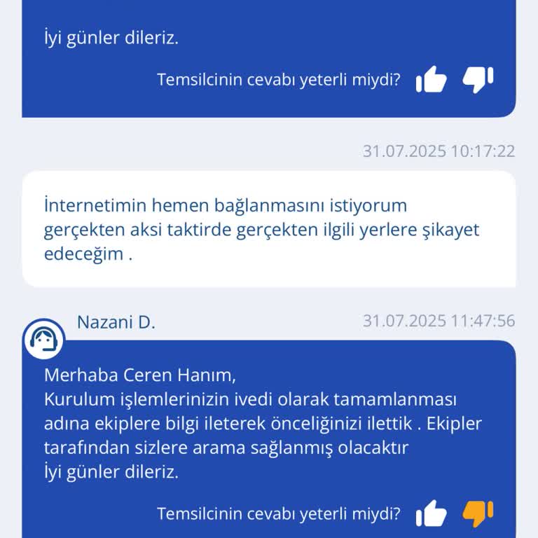 TurkNet Teknik Destek İlgisizliği Ve Çözüm Sunmayan Yaklaşım Mağdur Ediyor