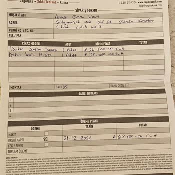 Daikin Klima Servisinde Bakır Boru Talebim Karşılanmadı, Haksız Ücretlendirildim