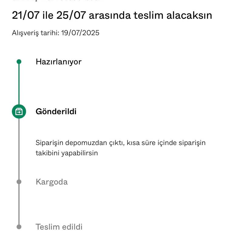 Siparişim Ne Zaman Gelecek? Cevapsız Kaldım!