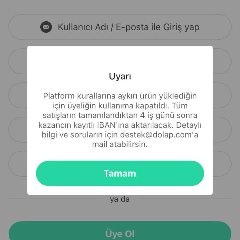 Hesabım Haksız Yere Askıya Alındı, Bilgilendirme Ve Destek Bekliyorum