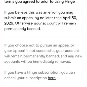 Hinge Uygulamasında Haksız Engelleme Ve Ücret İadesi Sorunu