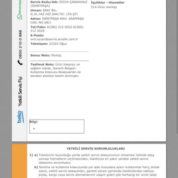 Yeni Alınan Salon Tipi Klimanın Sürekli Arızalanması Ve Yetersiz Servis Desteği