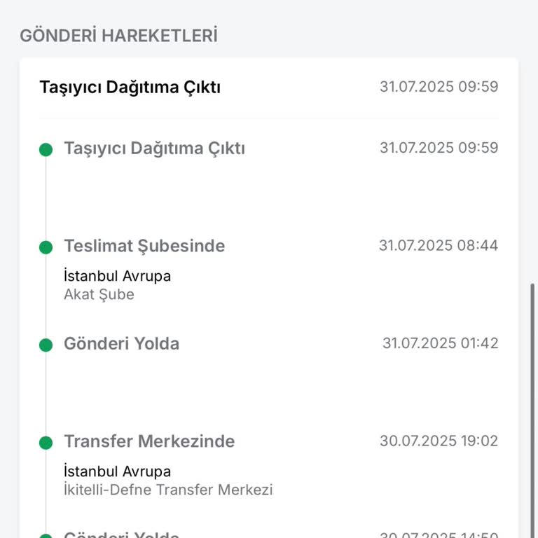 Kargom Teslim Edilmedi, Kayıp Statüsüne Alındı