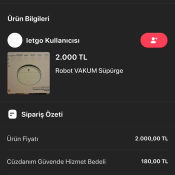 Letgo Alışverişinde İptal Sonrası Ödeme İadesi Yapılmadı