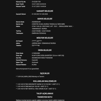 Klima Montajında Duvar Boyasının Zarar Görmesi Ve Yetersiz Servis Çözümü