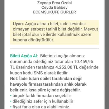 Bilet İptalinde Yapılan Yüksek Kesinti Mağduriyet Yarattı