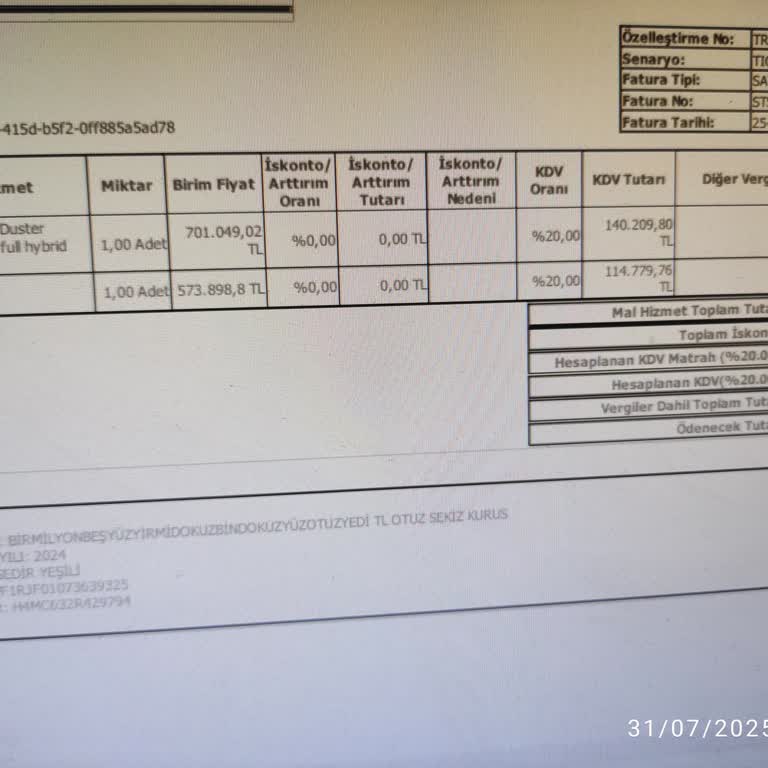 Yeni Duster Hybrid Aracım Sürekli Arıza Veriyor, Servis Çözüm Bulamıyor