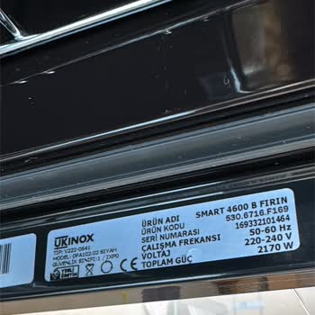 Kullanılmamış Ukinox Fırın Çalışmıyor, Müşteri Hizmetleri Yetersiz