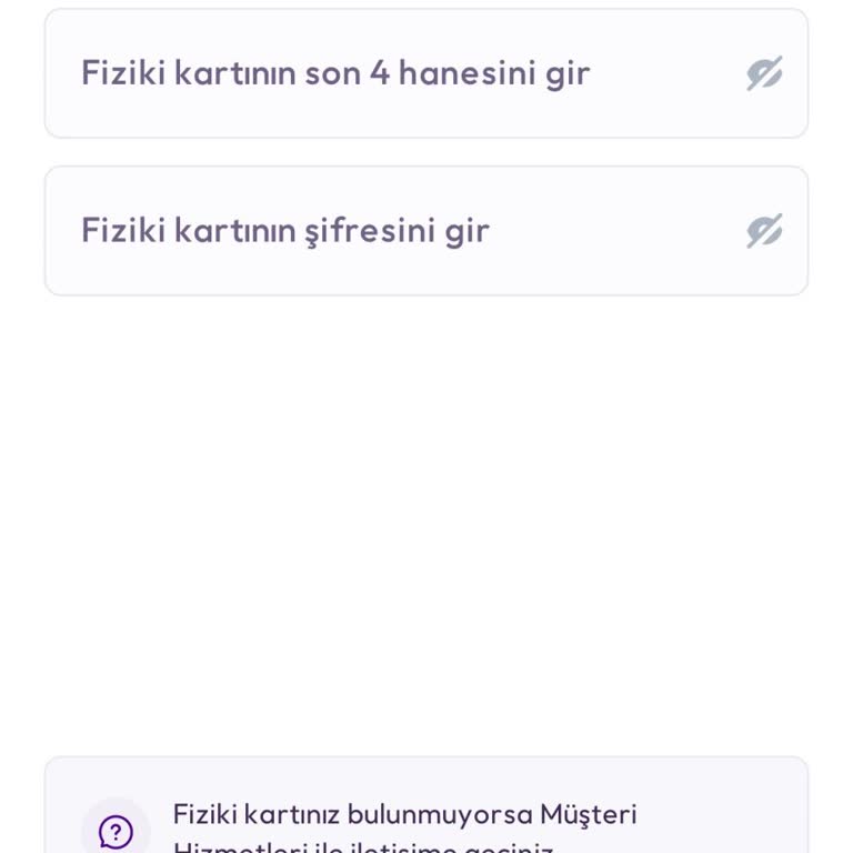 Şifre Sorunu Ve Müşteri Hizmetlerine Ulaşılamıyor