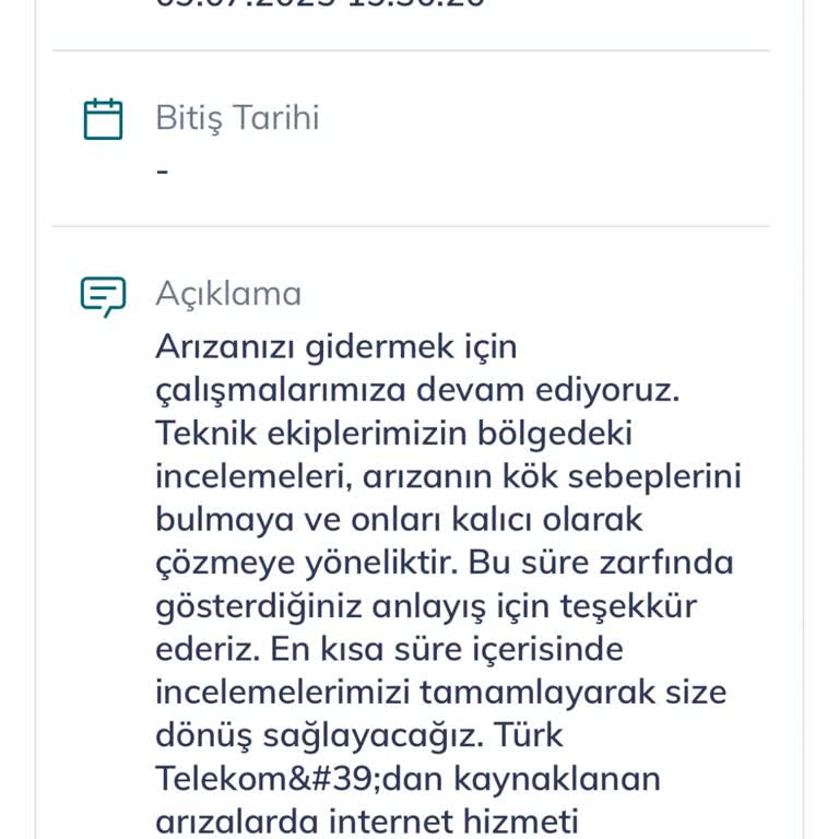 Üç Haftadır Süren İnternet Kesintisi Ve Çözümsüz Müşteri Hizmetleri