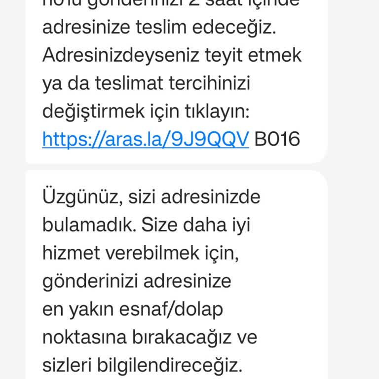 Aras Kargo Kargolar Şubeden Alınmaya Zorlanıyor Teslimat Yapılmıyor