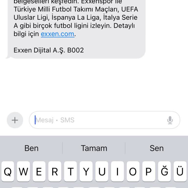 Üyeliğim Olmadığı Halde Exxen'den Mesaj Aldım