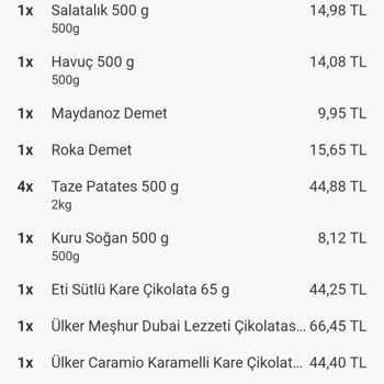 Çürük Sebzeler Ve İade Sorunu Yaşadım